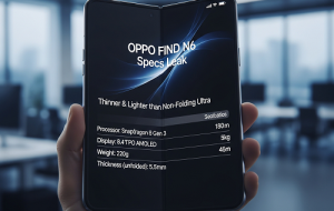 مشخصات اوپو فایند N6 لو رفت؛ از یک مدل غیرتاشو اولترا هم باریک‌تر و سبک‌تر خواهد بود